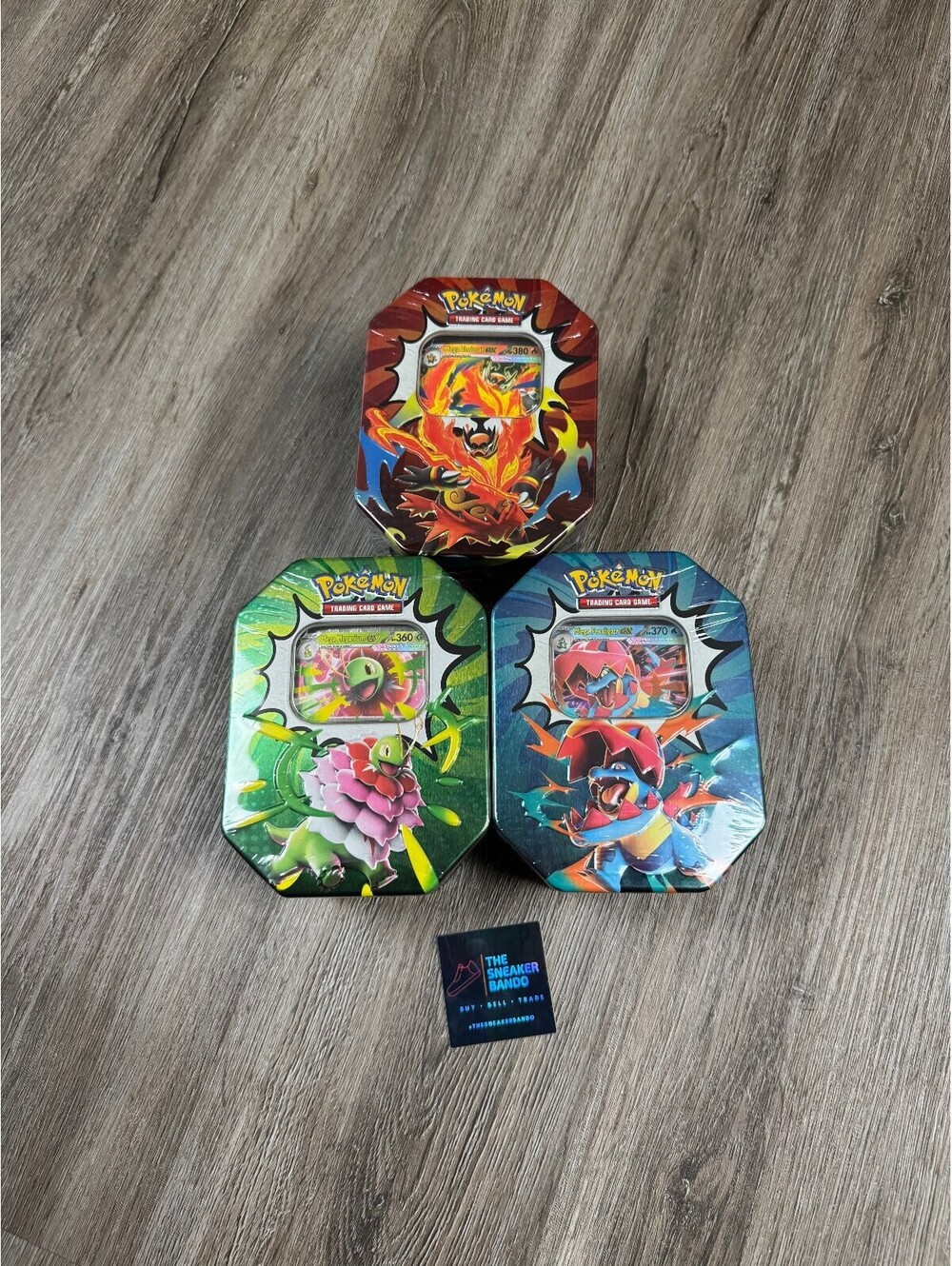 3x Pokemon TCG Ascended Heroes Mega Tins Set Of 3 SEALED